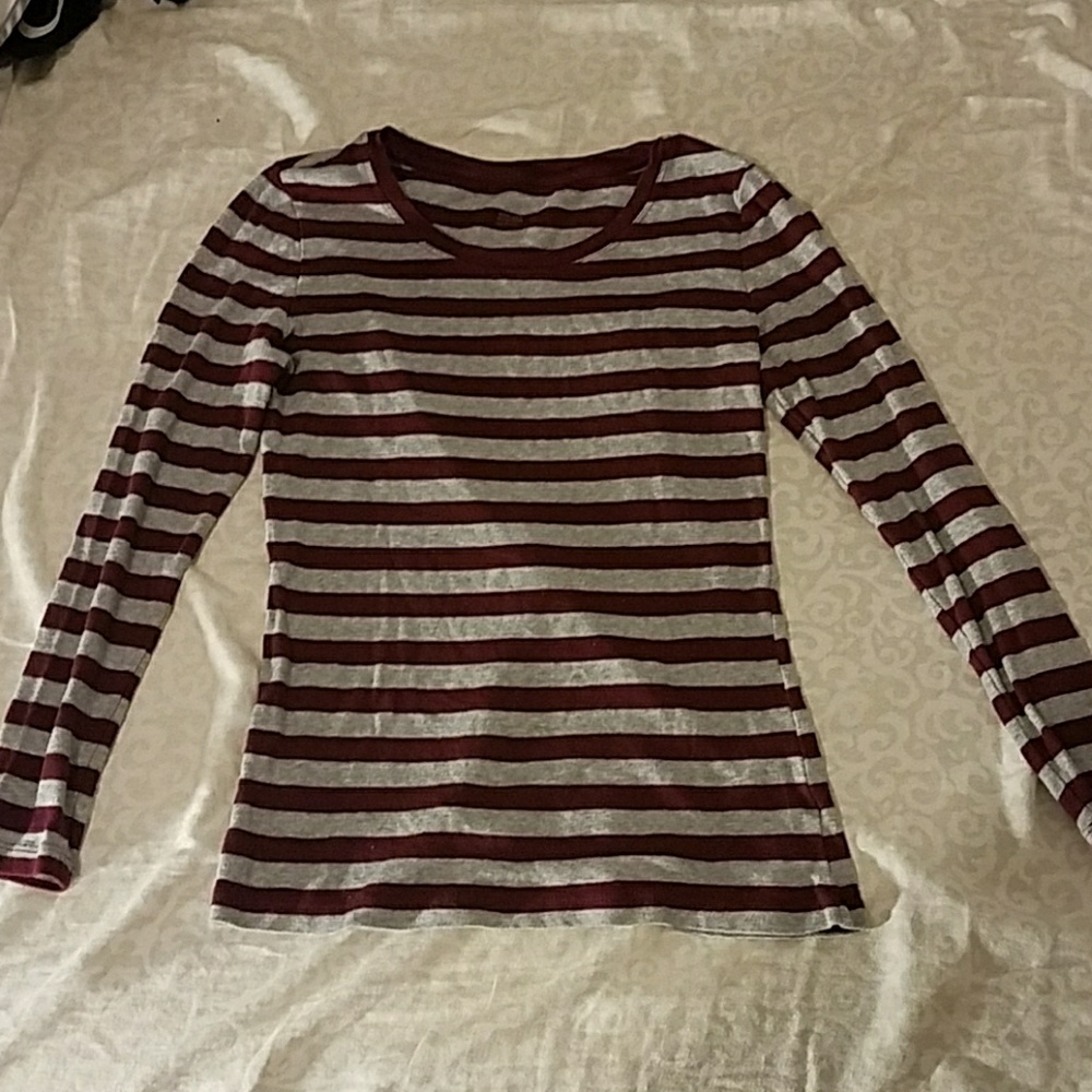 Long sleeve striped shirt